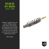 Breakthrough Clean Technologies Nylon Bristle Bore Brush - Brass Core