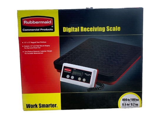 Rubbermaid FG404088 Pelouze 400 lb. Digital Receiving Scale with Remote Display