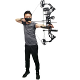 SAS Feud X 30-70 Lbs 19-31" Compound Bow Pro Package 300+FPS Target Hunting