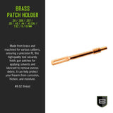 Breakthrough Clean Technologies Brass Patch Holder, 30, 308 Caliber & 7.62mm