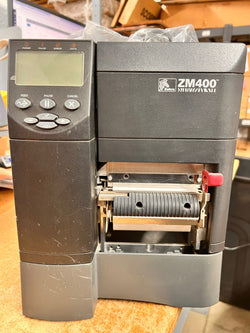 Zebra ZM400 Direct Thermal Label Barcode Printer - Used