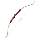 SAS Explorer Metal Riser Takedown Recurve Bow Red Riser 66" AMO 30lbs - Open Box