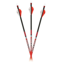 Carbon Express Maxima Red Arrows 350 with Blazer Vanes and Inserts - 3/Pack