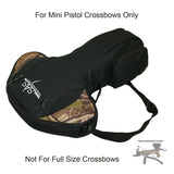 SAS Pistol Crossbow Bag w/ Shoulder Strap Arrow Holder Camo/Black - Used